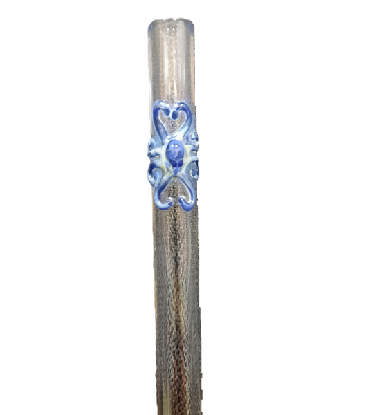 Accented Glass Straws