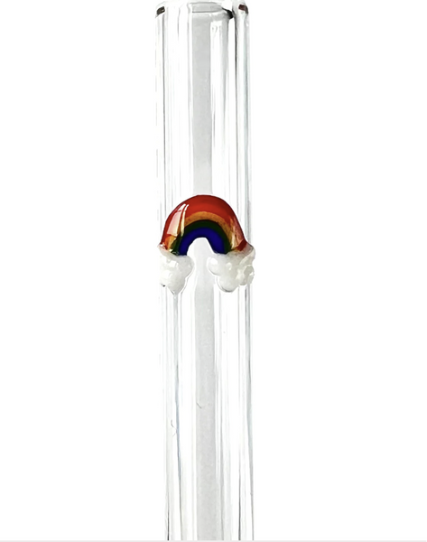 Accented Glass Straws