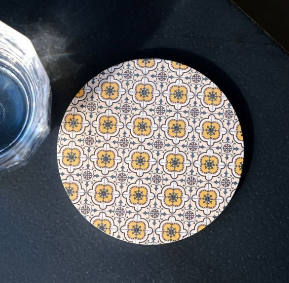 Limited Series / Majolica tile / Absorbent Ceramic Coasters