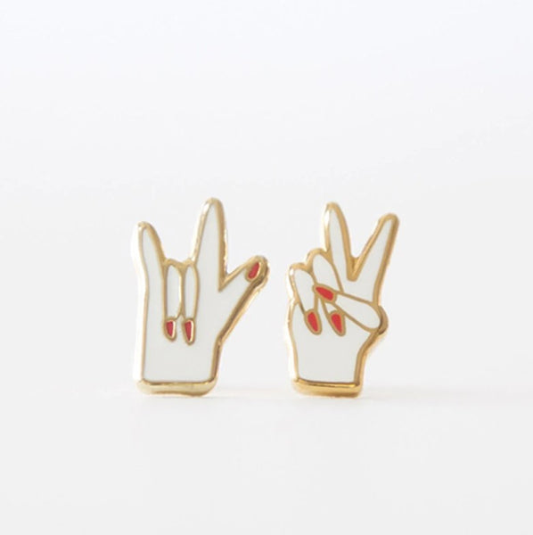 22k Gold-Gilt Earrings