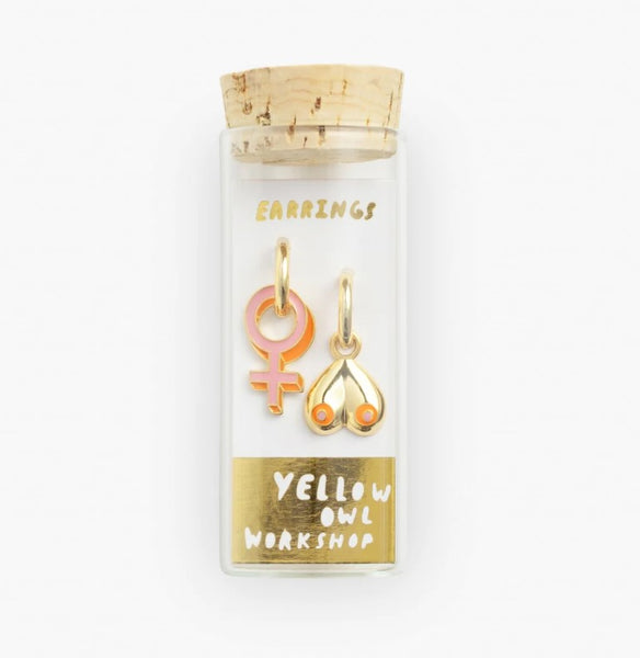 22k Gold-Gilt Earrings