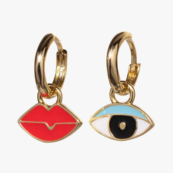 22k Gold-Gilt Earrings