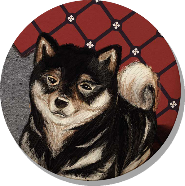 Lack of Brick Pet Series Absorbent Ceramic Three-Dimensional Coaster