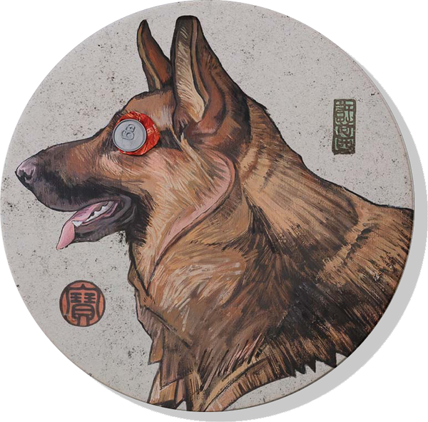Hsu Jose Pet Series Absorbent Ceramic Coaster