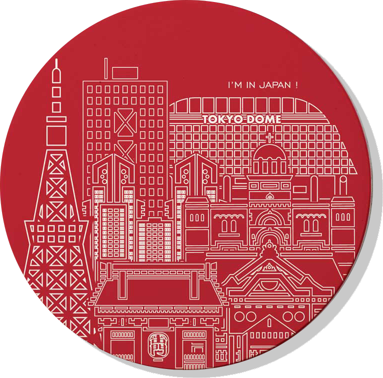 Tokyo Limited Series Absorbent Ceramic Coasters