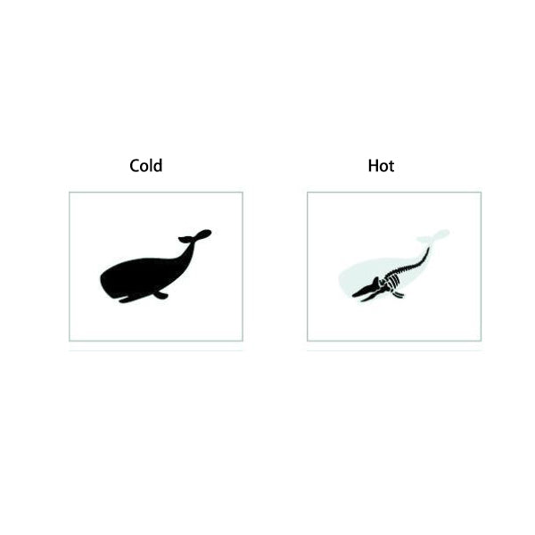 Eco-friendly Reusable Beverage Bag / Cup Holder Color Changing Bag  #Whale