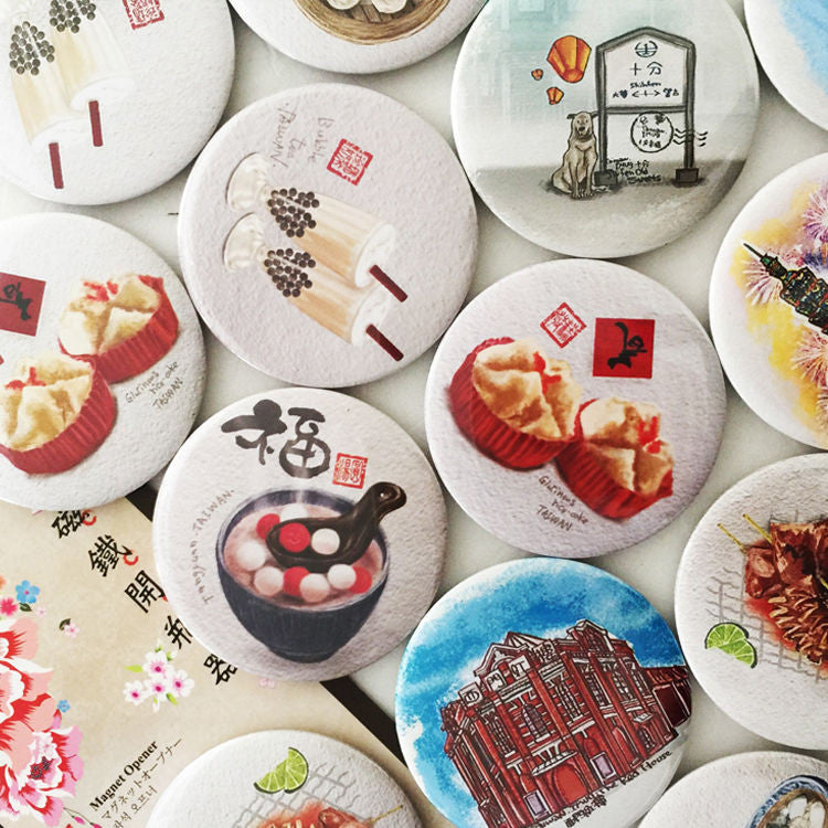 Magnet Opener Taiwan Special Snack Series- Steamed Dumpling