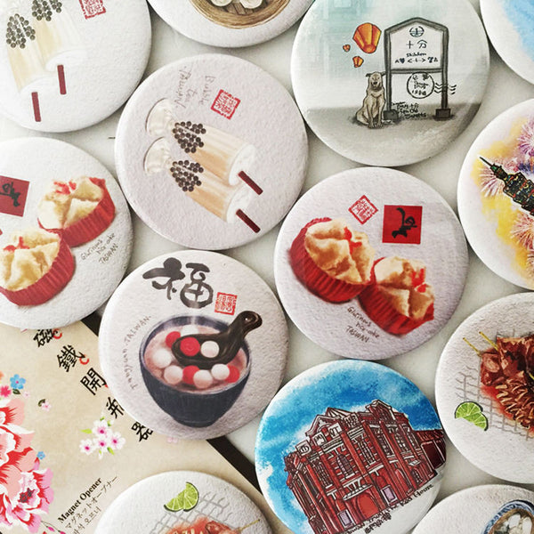 Magnet Opener Taiwan Special Snack Series- Steamed Dumpling