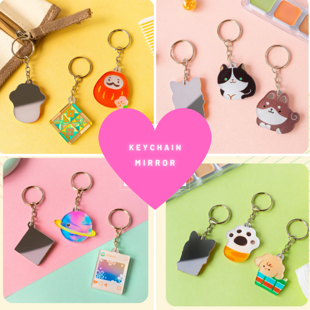 Handy Little Mirror/Mini Mirror Key Chain |