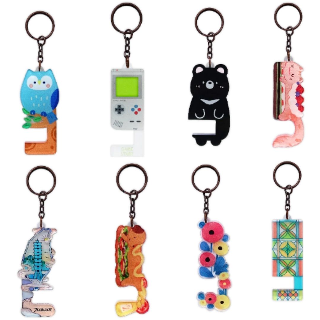 KeyChain with Phone Holder