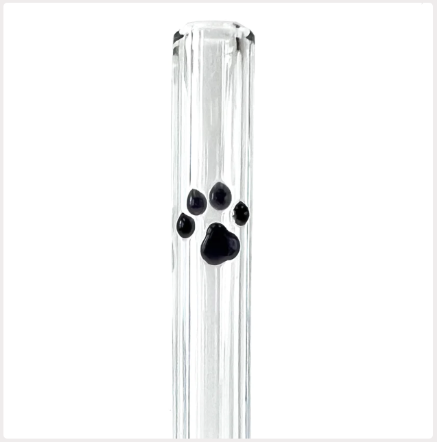 Accented Glass Straws