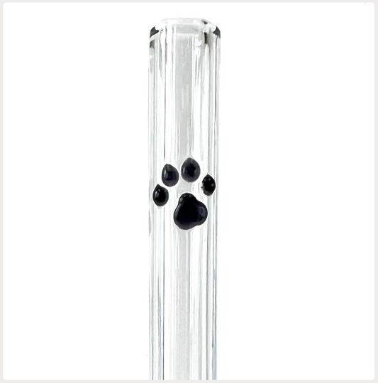 Accented Glass Straws