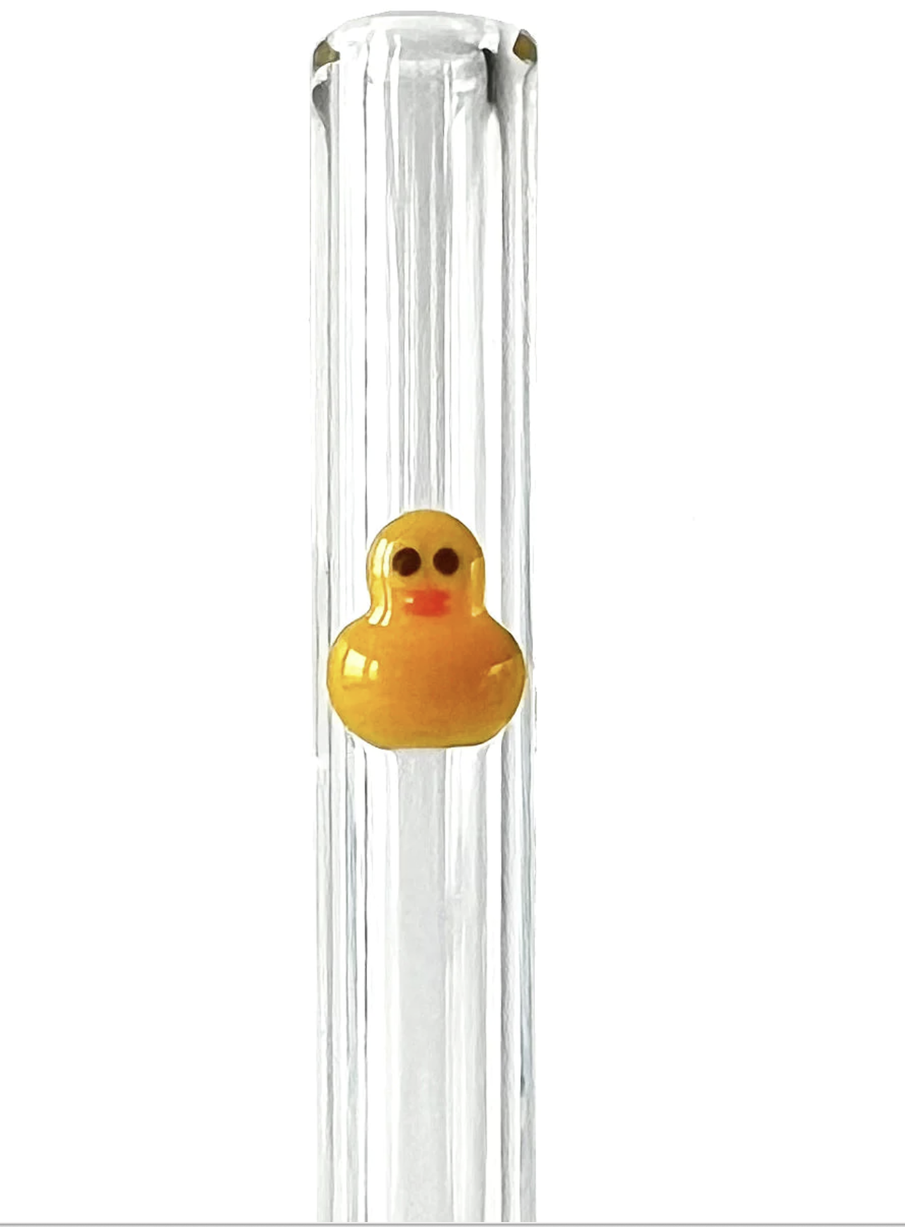 Accented Glass Straws