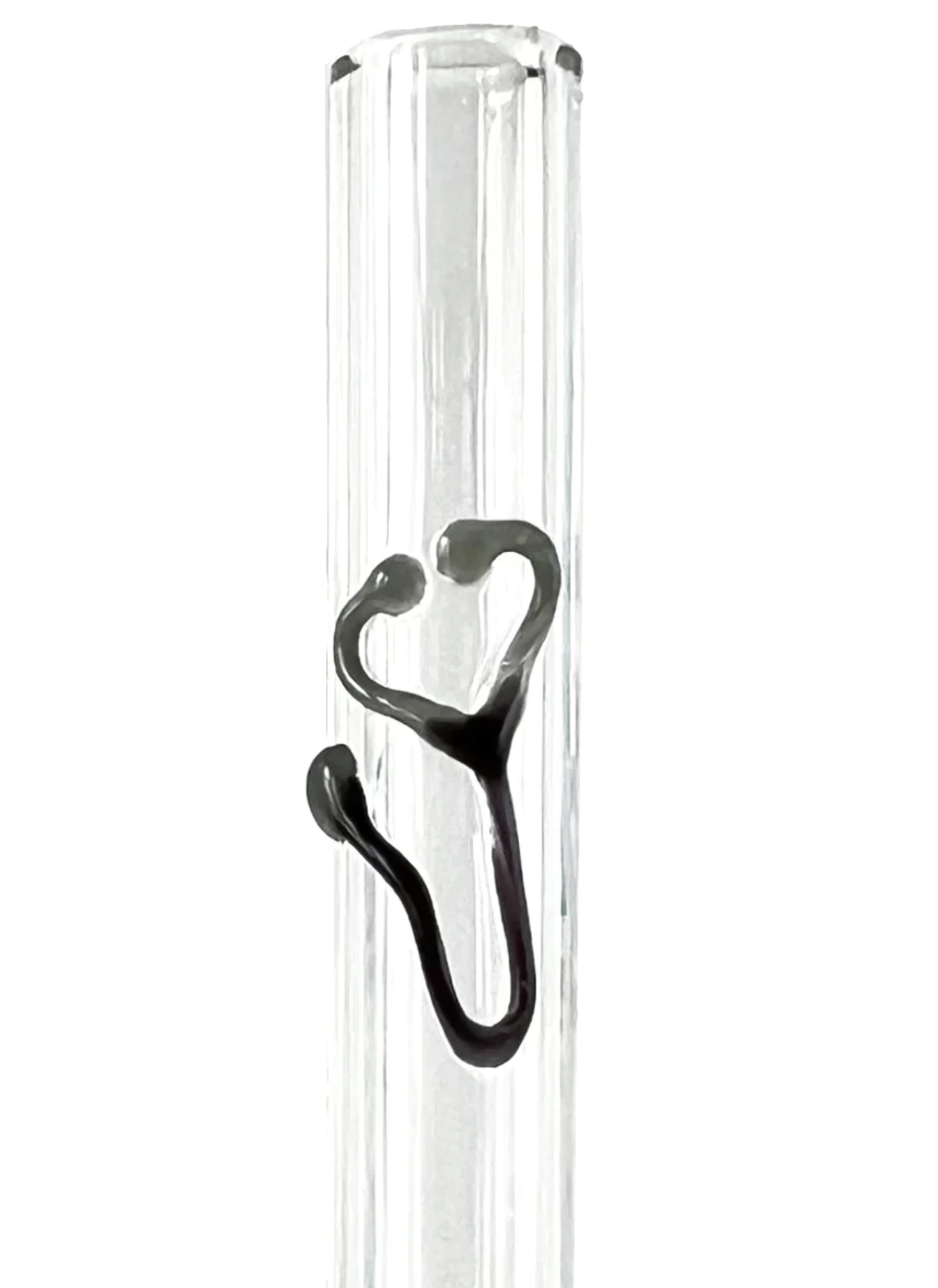 Accented Glass Straws