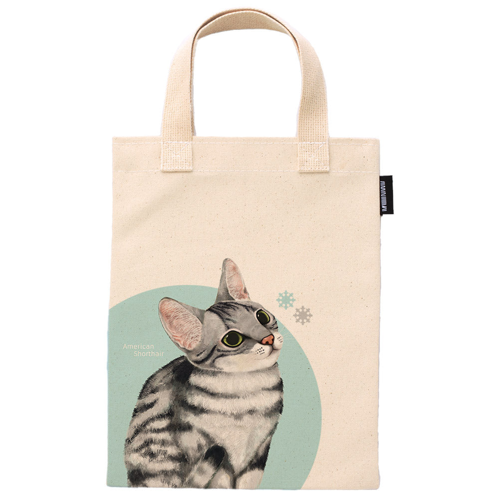Adorable Pet Canvas Tote Bag / 12 Type /  100% Hand-Made