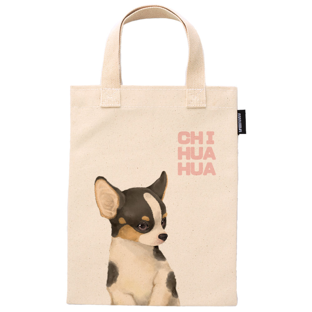 Adorable Pet Canvas Tote Bag / 12 Type /  100% Hand-Made
