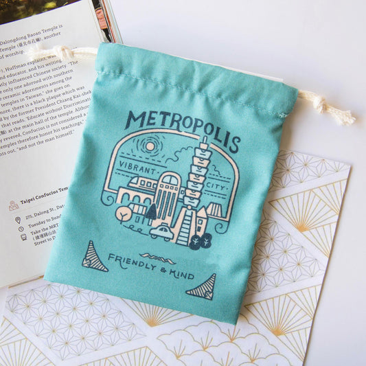Knickknack Drawstring Bag