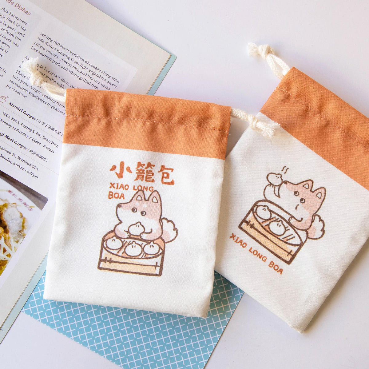 Knickknack Drawstring Bag