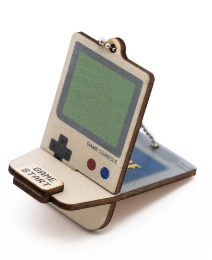 Wooden Key Chain with Phone Holder