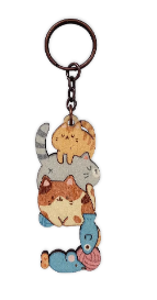 KeyChain with Phone Holder