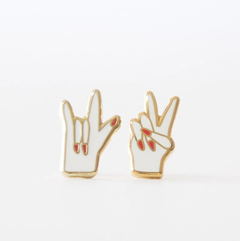 22k Gold-Gilt Earrings