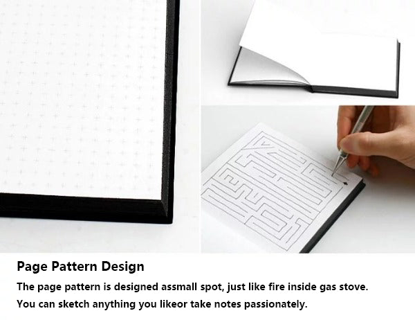 Gas Stove black series Notebook