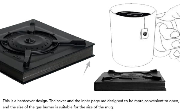 Gas Stove black series Notebook