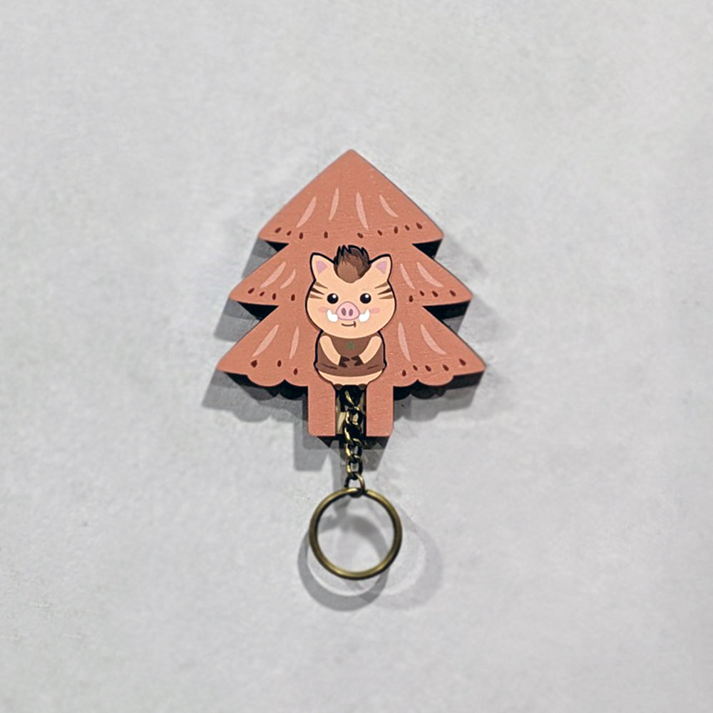 Key House - Tree series #Fawn #Koala #Pig