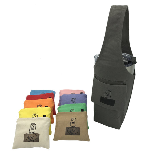 Eco-friendly Reusable Beverage Bag / Cup Holder Color Changing Bag  #Young Muscle