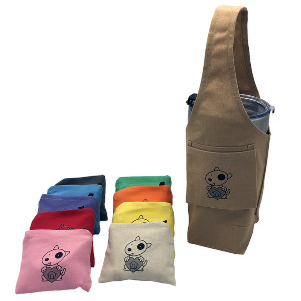 Eco-friendly Reusable Beverage Bag / Cup Holder Color Changing Bag  #Dog Lovers