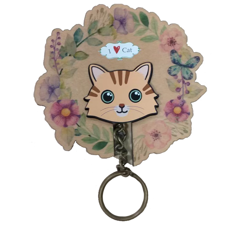 Key House I LOV CAT #ginger cats #tortoiseshell #tabby