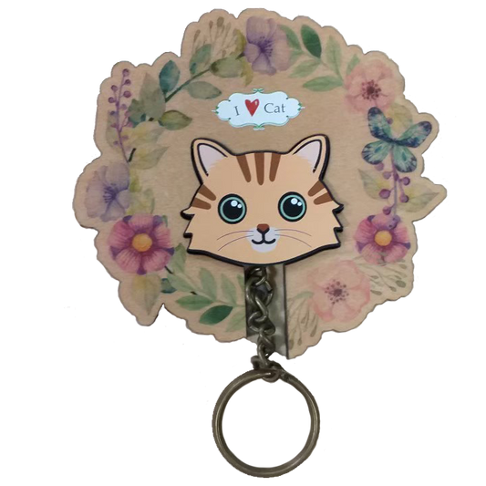 Key House I LOV CAT #ginger cats #tortoiseshell #tabby