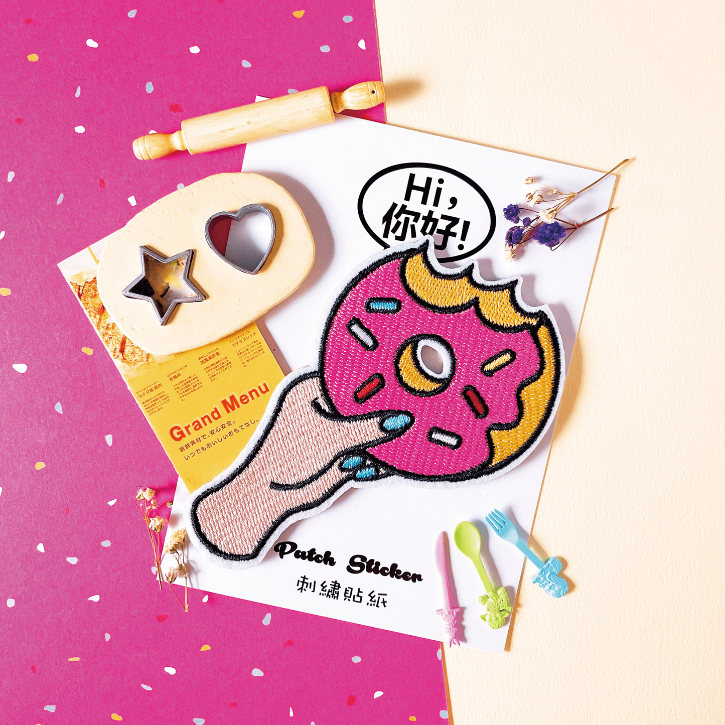 Embroidery Stickers/ Patches/ Stickers for Laptop / Patches for Clothes