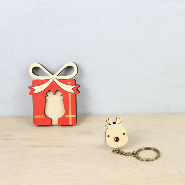 Key House #Reindeer Gift Box