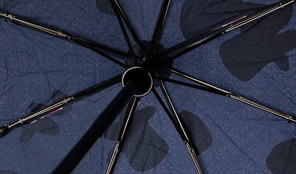 PHANTACi Auto-Open Umbrella - Hat Trick Pattern/ Blue
