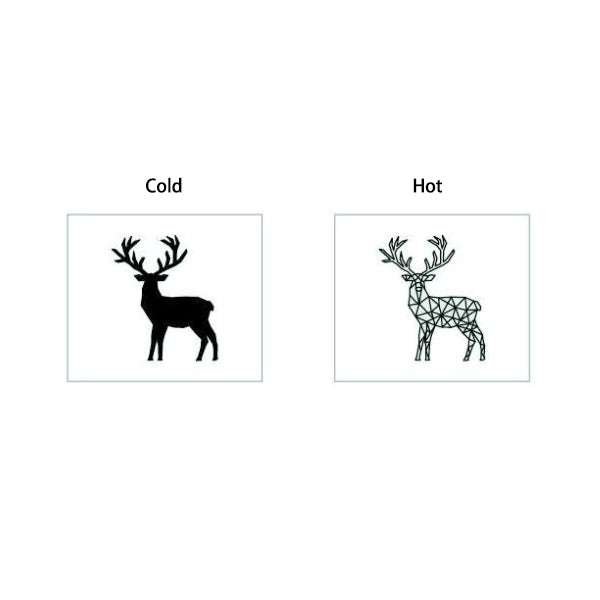 Eco-friendly Reusable Beverage Bag / Cup Holder Color Changing Bag  #Reindeer