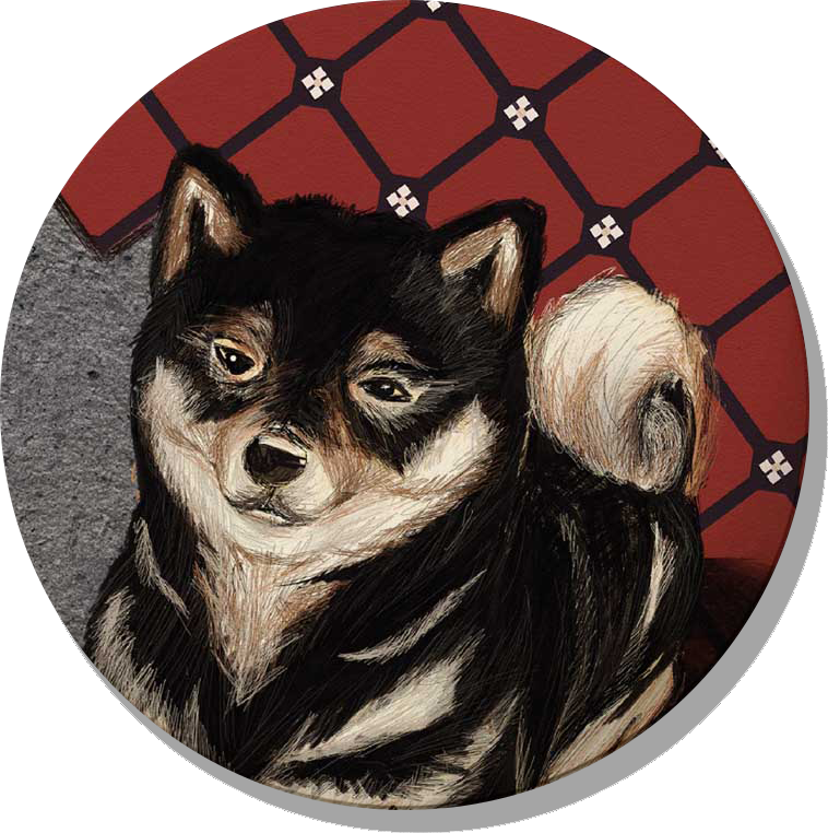 Lack of Brick Pet Series Absorbent Ceramic Three-Dimensional Coaster