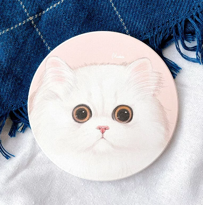 Pet Family Series Ceramic Absorbent Coaster for Drinks