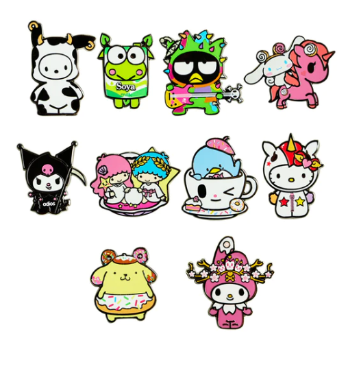 tokidoki x Hello Kitty and Friends Enamel Pin Blind Box – M2M