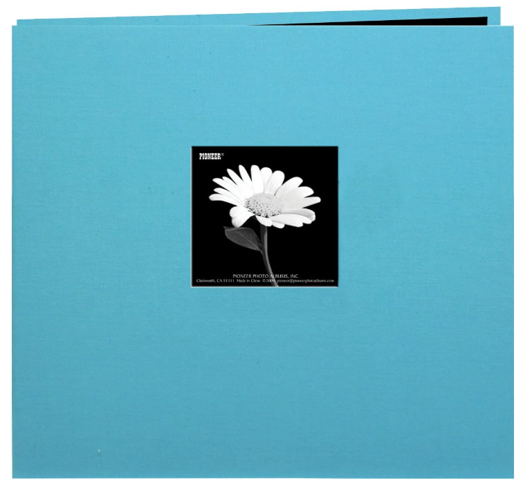 Pioneer 8X8 Fabric Scrapbook Album/Photo Album/Turquoise Blue