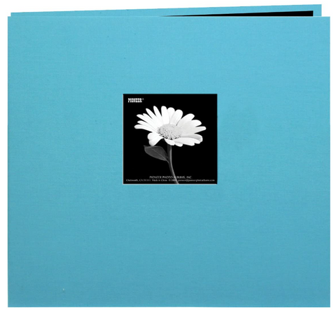 Pioneer 8X8 Fabric Scrapbook Album/Photo Album/Turquoise Blue