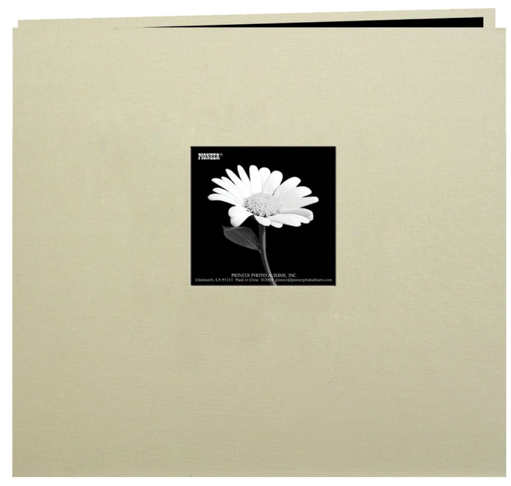 Pioneer 8X8 Fabric Scrapbook Album/Photo Album/Biscotti Beige