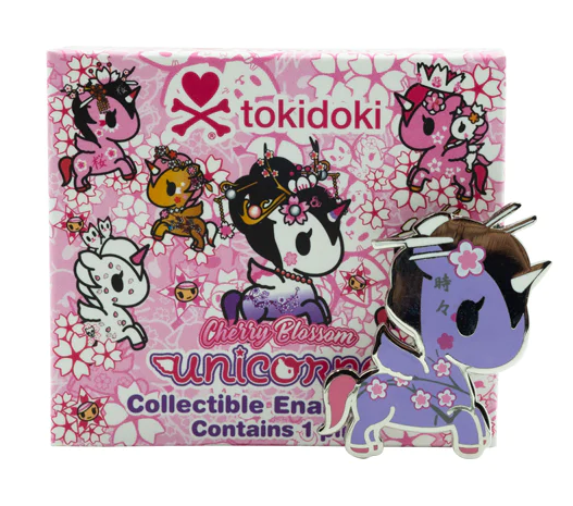 Cherry Blossom Unicorno Enamel Pin Blind Box