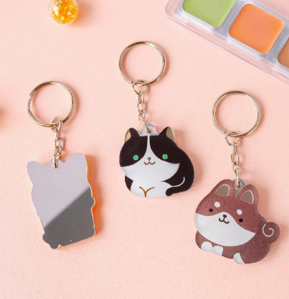 Handy Little Mirror/Mini Mirror Key Chain |