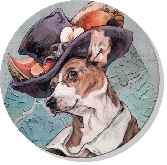 Hsu Jose Pet Series Absorbent Ceramic Coaster