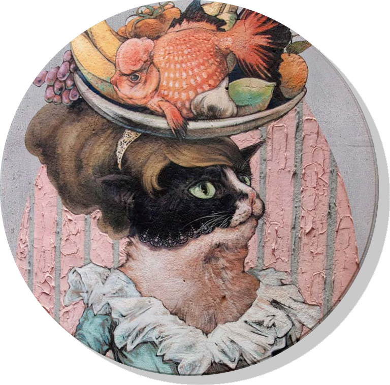 Hsu Jose Pet Series Absorbent Ceramic Coaster