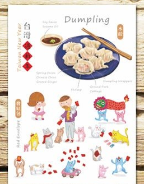 Foodie Taiwanese Food PostCard | All Types