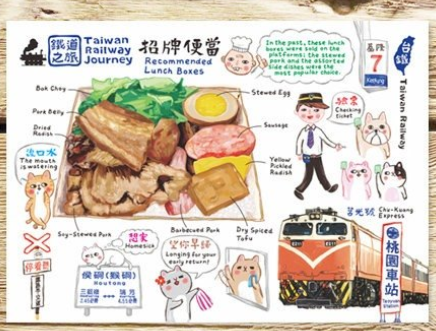 Foodie Taiwanese Food PostCard | All Types