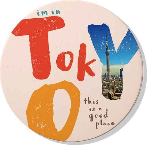 Tokyo Limited Series Absorbent Ceramic Coasters