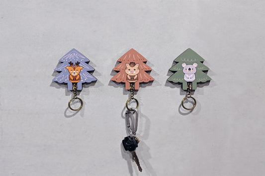 Key House - Tree series #Fawn #Koala #Pig